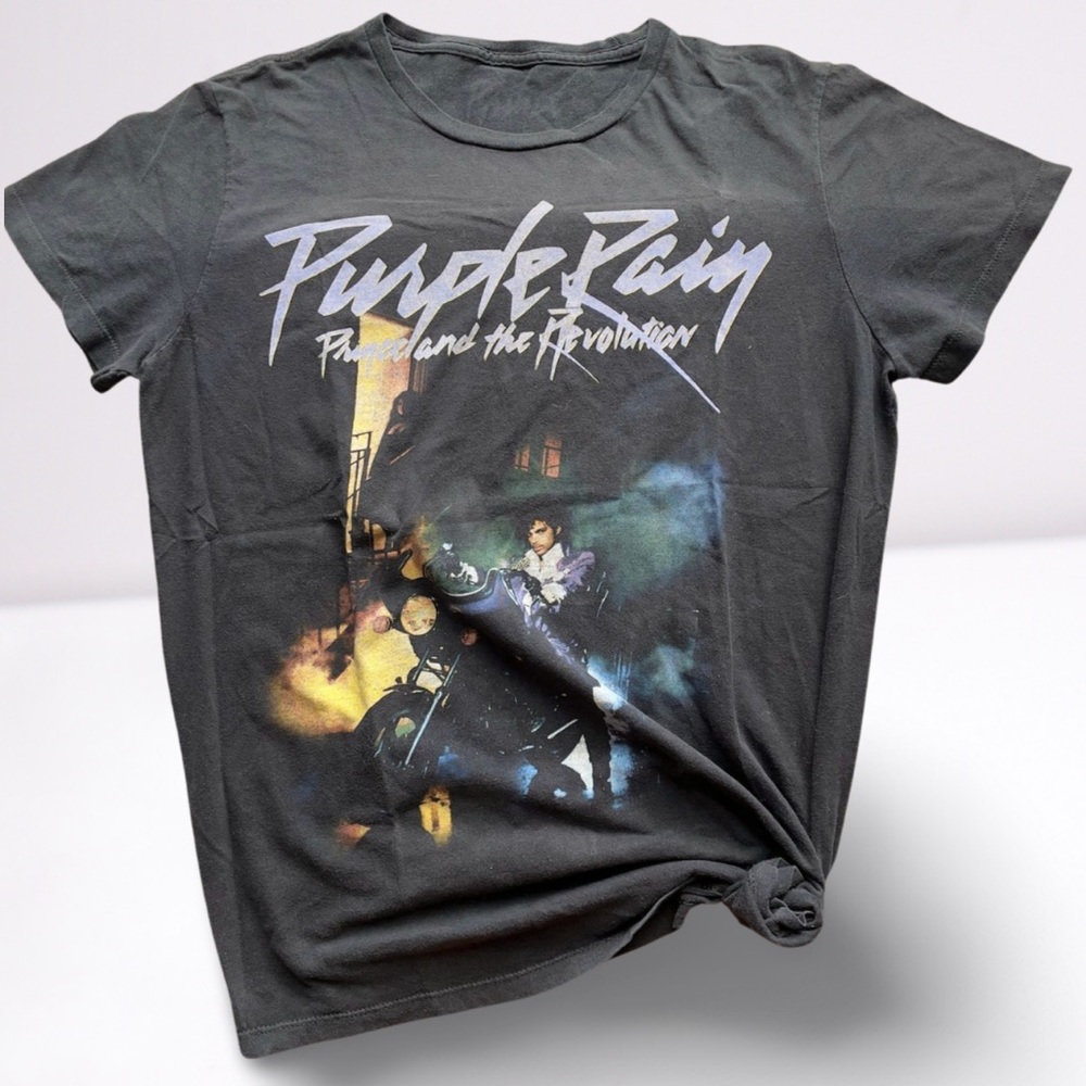 Purple Rain Prince & The Revolution Graphic Tee - Women's Black T-Shirt